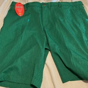 Greg Norman Green ML75 Microlux Shorts 38 NWT